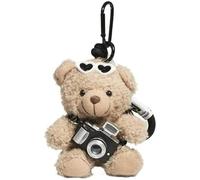 FENXIXIONE Y2k Lindo Mochila Charm 2000s Llavero Charms suerte Monedero Bolso Charms cumpleaños Accesorios (Cámara negra)