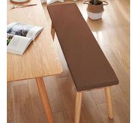FENYIGE Cojín de Banco de Tamaño Personalizado 50 x 135 cm Suave, Lavable Cojines Banco de Terrazas Multicolor para Bancos de Jardín, Columpios, Terrazas, marrón