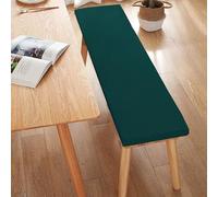 FENYIGE Cojín de Banco de Tamaño Personalizado 50 x 135 cm Suave, Lavable Cojines Banco de Terrazas Multicolor para Bancos de Jardín, Columpios, Terrazas, Verde