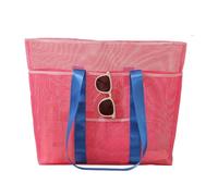 Fenytay Bolsa de Playa | Bolsa Malla para Piscina | Organizador Casual de Gran Capacidad para Gimnasio Viajes Camping Compras Picnic Deportes Vacaciones al Aire Libre