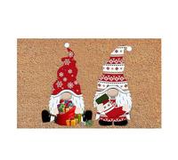 Fenytay Felpudo Navidad Casa, Alfombra Navidad, Smutsfångare Dörrmatta För Inomhus Och Utomhus, 40x60cm Tecknad Mönster Texto Juldörrmatta,alfombras Navideñas De Gnomo Antideslizante Y Lavable
