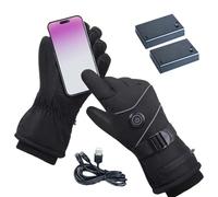 Fenytay Guantes Calefactables | 3 Modos Ajustables Guantes Eléctricos Completos - Manopla Táctil Calentador Manos para Viajar Trabajar Exterior Esquí Nieve Ciclismo Hombres Mujeres