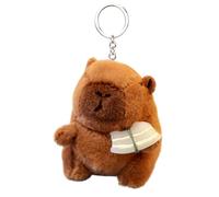 Fenytay Llaveros Capibara - Llavero de Capibara de Peluche Animal | Adorable Colgante Figura Con Gancho Para Mochila Para Niña En Escuela Pascua Cumpleaños Y Navidad