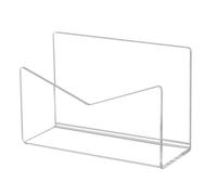 Fenytay Organizador de Correo, Estante para Cartas de Sobres de acrílico, Soporte para Cartas de Escritura de Correo con impresión Transparente, Soporte para Sobres, clasificador de Correo