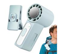 Fenytay Ventilador Portátil con Clip,Recargable Silencioso Pequeño,Ventilador con clip para camisa enfriador de aire | Para Oficina Cochecito Viaje Camping Senderismo Escritorio Camisa