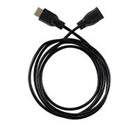 Fenzer Cable de extensión HDMI 4K, adaptador macho a hembra, extensor HDMI corto, compatible con 4K a 60Hz 3D, compatible con Google Chrome Cast, Roku Stick, HDTV, portátil y PC, 3 pies, 6 pies