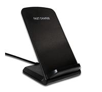 FENZER Cargador inalámbrico, estación de carga inalámbrica rápida de 15 W con luz adaptativa para dormir compatible con iPhone 14 13 12 Pro XR XS 8+ Samsung Galaxy S23 S22 S21 S20 Note 20 10 Google