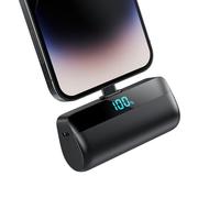 Feob Mini Power Bank para iPhone, 5200mAh 20W PD Cargador Portátil Ultra Compacto Batería Externa Powerbank con Pantalla Digital Compatible con iPhone 14/14 Pro Max/13 Pro/13/12/11/XR/XS/8/7/6s y Más