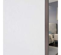 FEOMOS Película Opaca Blanca Total para Ventana, Cubierta Estática, 100% de Vidrio Que Bloquea la Luz, Película Opaca, Oscurecimiento de la Habitación, Bloqueando el Sol,60cm x 200cm