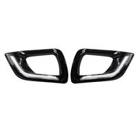 Feoosvx Faro Antiniebla Delantero Para Nissan Para Navara Para NP300 2015-2019 Cubierta Faros Antiniebla Soporte Arnés Bisel Parrilla(White yellowDRL a)