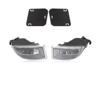 Feoosvx Faro Antiniebla Delantero Para Toyota Para Land Para Cruiser Para Prado 120 2002-2009 Faros Antiniebla LED Lente Transparente Cubierta Bisel Parrilla(No bulbs covers)