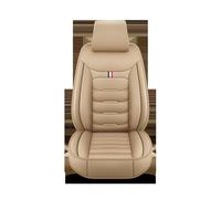 Feoosvx Funda Asiento Coche para SsangYong para Rodius para Kyron para ActYon para Rexton para Korando Todos Los Modelos Funda De Cuero para Asiento De Coche Automotriz Cubierta Silla(1 Seat Beige)