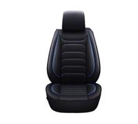Feoosvx Funda Asiento Fundas para Asientos De Automóvil De Cinco Asientos, Tapicería De Cuero, Se Adaptan A Mayoría Vehículos(Black Blue)
