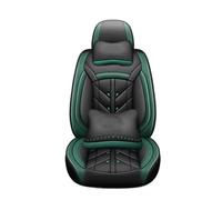 Feoosvx Funda Asiento para Chevrolet para Cruze para Blazer para Captiva para Camaro para Aveo para Malibu para Equinox Cubierta Asiento Coche(Black Green 5 Seat J)