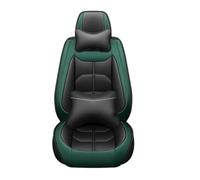 Feoosvx Funda Asiento para Chevrolet para Cruze para Blazer para Captiva para Camaro para Aveo para Malibu para Equinox Cubierta Asiento Coche(Black Green 5 Seat J)