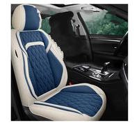 Feoosvx Funda Asiento para Toyota para RAV4 para Avensis T25 T27 para Yaris para Auris para Aqua para Prius 20 30 para Camry 40 50 Funda Asiento Coche(Beige Blue Front)