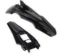 Feoosvx Guardabarros para Motocicleta para Todoterreno Guardabarros Delanteros Ultrabee Accesorios Motocicleta Juego Guardabarros Bicicleta Eléctrica(Black Set)