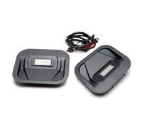 Feoosvx Luz Antiniebla Trasera Coche para Chevy para Silverado 1500 2500HD 3500HD 2020-2022 Kit De Luz De Paso De Puerta Trasera LED(C)