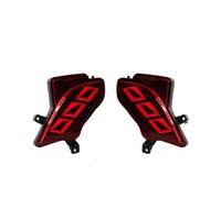 Feoosvx Luz Antiniebla Trasera Coche para Toyota para Highlander 2020 2021 LED Parachoques Trasero Reflector Luces Antiniebla Luz De Freno Señal De Giro(Style B)