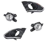 Feoosvx Luz Circulación Diurna Coche Para Chevrolet Para Spark 2013-2016 Faros Antiniebla DRL Luz Circulación Diurna Conjunto Faros Delanteros Marco Cubierta Lámpara Faro Principal