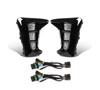 Feoosvx Luz Circulación Diurna Coche Para Kia Para Pegas 2018 2019 Luces Diurnas Ejecución Dinámicas Lámparas Niebla Señal Giro Auto Blanco Amarillo Azul Coche Llevó DRL Faro Principal(DRL A)