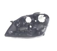 Feoosvx Montaje De Faros Para Benz Para ML W164 2010 2011 Faro De Parachoques Delantero Carcasa Trasera Luz Trasera Cubierta Negra Lámpara De Cabeza Tapa De Capó(Izquierda)