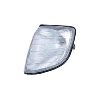 Feoosvx Montaje De Faros Para W140 s-class S320 S420 S500 S600 1991-1998 luz de esquina luz antiniebla delantera amarilla y blanca accesorios de señal de giro para coche(White 1 Left)