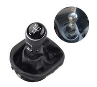 Feoosvx Palanca Velocidad Coche para VW para Touran 2003-2010 para Caddy MK2 2004-2009 Pomo Cambio Marchas 5/6 Velocidades con Estilo Único Y Funda Palanca Cambios Palanca De Cambios(5 Speed)