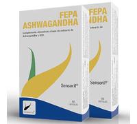 FEPA-ASHWAGANDHA + SOD | Suplemento | Potente Adaptógeno | Apoyo para estrés, ansiedad y conciliación del sueño | Mejora Concentración y Rendimiento Mental | 120 cápsulas | Sin Gluten Sin Lactosa