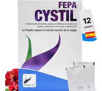 FEPA Cystil 12 Sobres - D Manosa, Extractos de Arándano Rojo (Cistitis) y Gayuba con Vitamina C - Complemento Alimenticio de Uso Diario para el Bienestar Urinario Femenino - Fepadiet