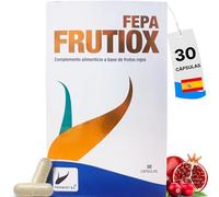 FEPA Frutiox - Cápsulas con Extractos de Arándano Rojo y Azul, Semilla de Uva y Otros Frutos Rojos - Complemento Alimenticio - 30 Cápsulas - Fácil de Usar - Fepadiet