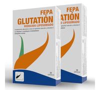 FEPA-GLUTATION R LIPOSOMADO | Apoyo Antioxidante y Desintoxicante Natural | Glutatión Reducido y Vitamina C | Refuerza Defensas y Disminuye Fatiga | Sin Gluten | Sin Lactosa | 60 Cápsulas