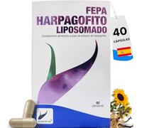FEPA Harpagofito Liposomado - Extracto de Harpagofito en Cápsulas - Complemento Alimenticio con Tecnología Liposomal - Apoyo al Bienestar Articular y Muscular - 40 Cápsulas - Fepadiet