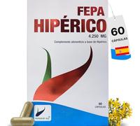 FEPA HIPÉRICO 60 Cápsulas con Extracto de Hipérico para Apoyo del Bienestar Emocional - Complemento Alimenticio con Ingredientes Naturales - Fepadiet