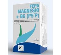 FEPA Magnesio + Vitamina B6 P5P 60 Cápsulas - Apoyo Muscular y Sistema Nervioso - Reduce Cansancio y Fatiga - Complemento Alimenticio - Fepadiet