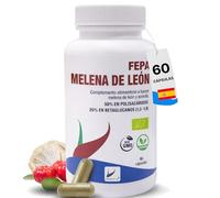 FEPA Melena de León 60 Cápsulas con Hericium erinaceus - Complemento Alimenticio - Apoyo Cognitivo, Digestivo y Nervioso - Fepadiet
