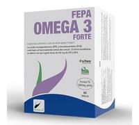FEPA-OMEGA 3 FORTE | Suplemento Alimenticio | Alta concentración de Omega-3 EPA-DHA | Antiinflamatorio Natural | Regula el Colesterol y Refuerza Defensas | 60 Perlas | Sin Gluten | Sin Lactosa