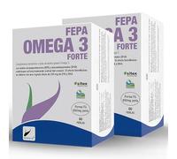 FEPA-OMEGA 3 FORTE | Suplemento Alimenticio | Alta concentración de Omega-3 EPA-DHA | Antiinflamatorio Natural | Regula el Colesterol y Refuerza Defensas | 120 Perlas | Sin Gluten | Sin Lactosa