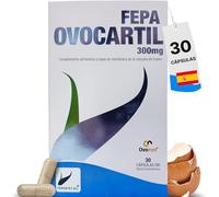 FEPA Ovocartil 30 Cápsulas con Membrana de Huevo, Colágeno y Ácido Hialurónico - Complemento Alimenticio - Apoya Huesos y Articulaciones - Fepadiet