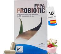 FEPA Probiotic 10 Cápsulas - Suplemento de Probióticos - Cápsulas Gastroresistentes para Apoyo Digestivo y Bienestar Intestinal - Fepadiet