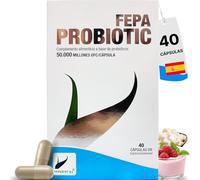 FEPA Probiotic - 40 Cápsulas - Suplemento de Probióticos - Cápsulas Gastroresistentes para Apoyo Digestivo y Bienestar Intestinal - Fepadiet