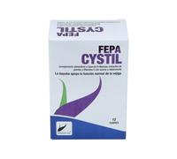 Fepadiet Fepa-Cystil 12 Sobres - Complemento Alimenticio con Manosa, Gayuba, Arándano y Vitamina C - Apoyo a la Función Normal de la Vejiga - 12 Unidades