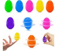 FePen 24 Piezas Juguete de Puntas de Dedos de Huevo Spinner, Uova di Pasqua, Fidget Spinners Niños, Juguetes de Huevo para Los Dedos Alivio del Estrés Regalos de Fiesta Favores de Fiesta