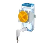 Feplast Bebedero para hámsteres, ratoncillos y jerbos Sippy 4672 Small, Capacidad 100 CC, Sistema de sujeción para Alambre o Superficies Lisas, 8,5 x 6,5 x h 15 cm - 0,1 L, transparente (84672070)