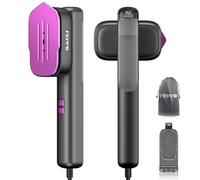 FEPPO Vaporizador de viaje para ropa, vaporizador portátil de doble voltaje de 110-240 V y plancha 2 en 1, calentamiento rápido, potente vaporizador de ropa de 1100 W, panel de calor de cerámica