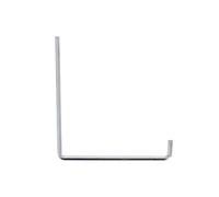 FEPS Llave de ajuste de ventana doble curvada, FE-ES002, 4 mm, hexagonal, galvanizada, herramienta de ajuste hexagonal