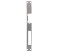 FEPS Lock FE-RS009 - Chapa de cierre plano para abridor de puerta estándar, acero inoxidable, 250 x 25 x 3 mm, DIN izquierda y derecha