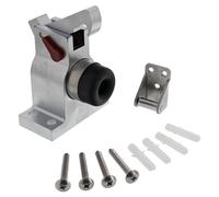 FEPS Trim FE-TS001 - Tope para puerta (aluminio, incluye material de fijación), color plateado