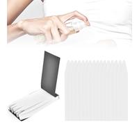 FEQDWOX 100 Piezas Papel de Prueba de Fragancia, para Perfume, Papel de Prueba de Perfume de Aceite Esencial, Tests, tiras reactivas de perfume, tiras aromáticas de perfume