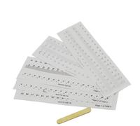 FEQDWOX 5 pcs Pegatinas para notas de piano + teclado, Ebook para aprender notas, kit para llaves negras + blancas, do-re-mi-fa-sol-la-si